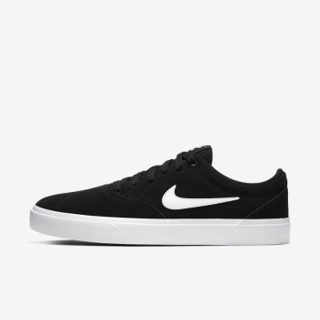 Nike SB Charge Suede - Férfi Deszkás Cipő - Fekete/Fekete/Fehér